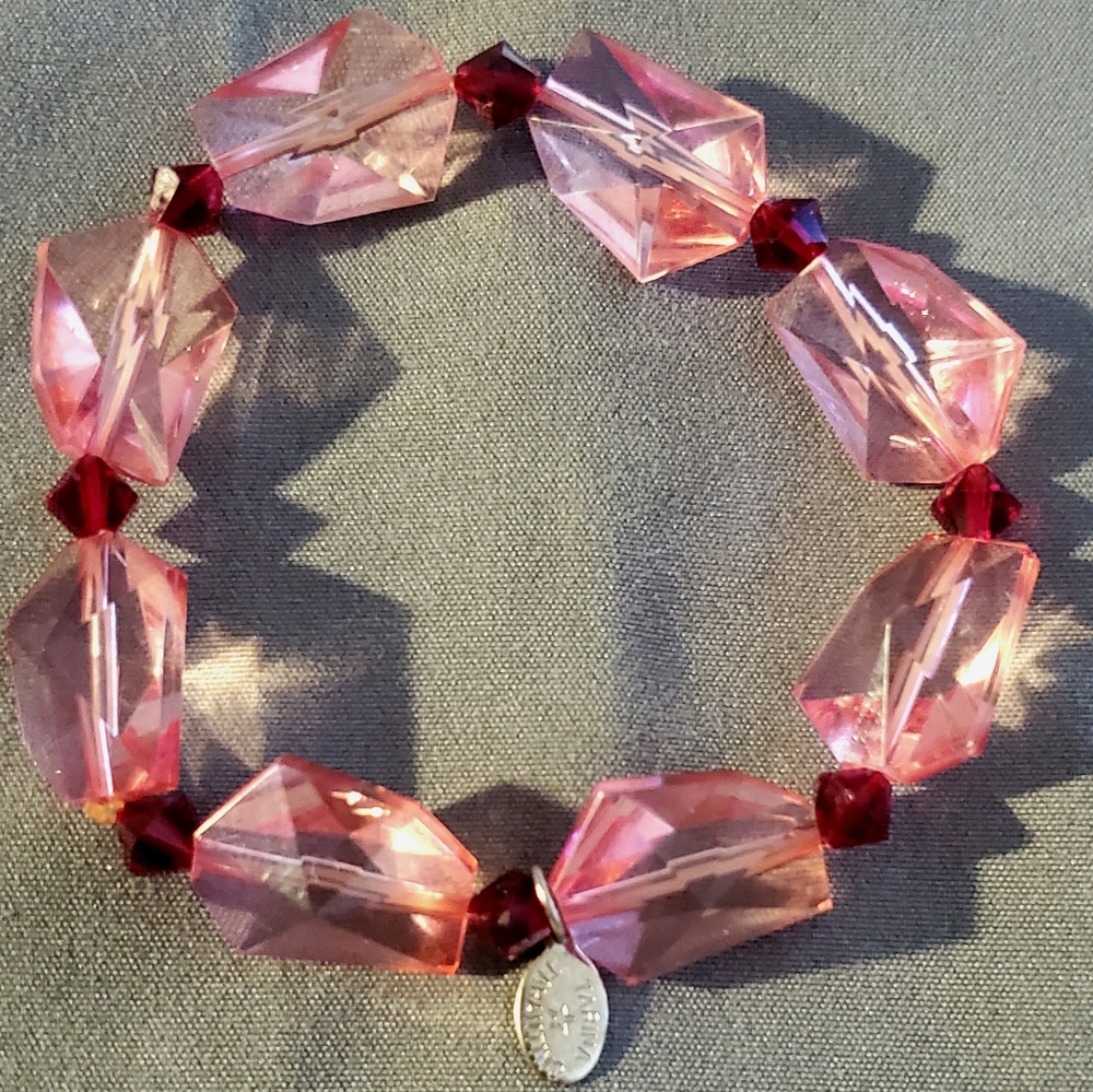 Tarina Tarantino Lucite Petit Crystal Bracelet